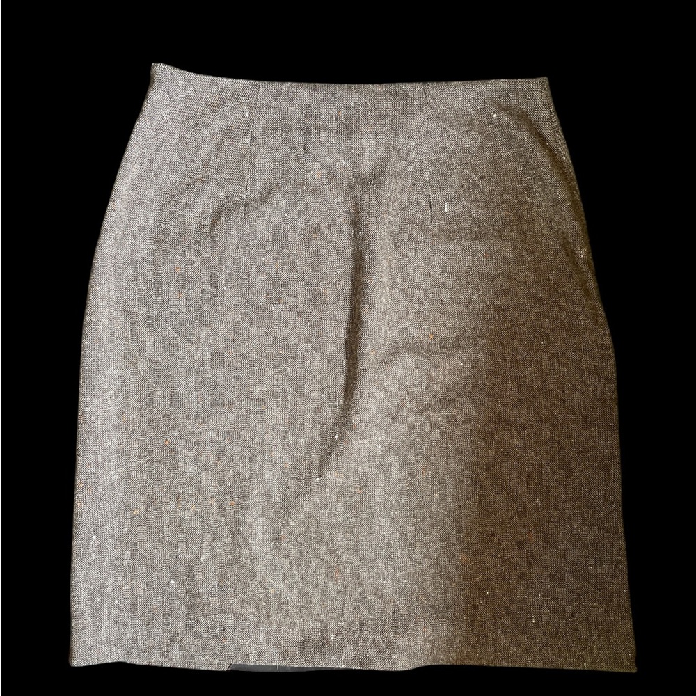 Anthropologie Brown Circle Patchwork Wool blend skirt Size 6 - Picture 3 of 5